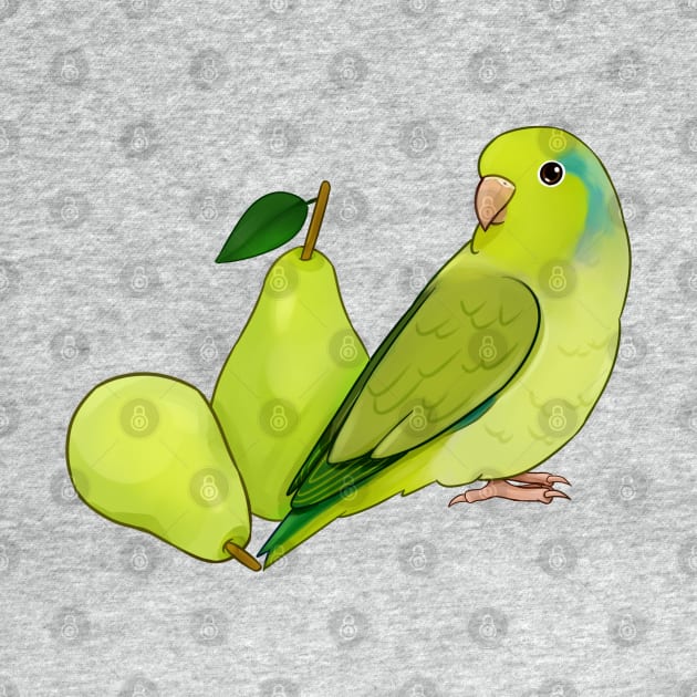 Cute Pear Parrotlet by merue